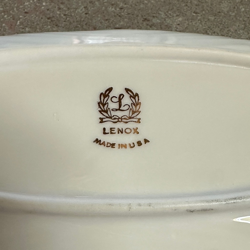Elegant Lenox Butter Tray - Picture 2 of 8